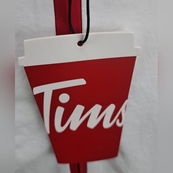 NWT Tim Hortons Run Club Windbreaker Jacket Hoodie Nylon Ripstop Men's Large - Picture 10 of 16